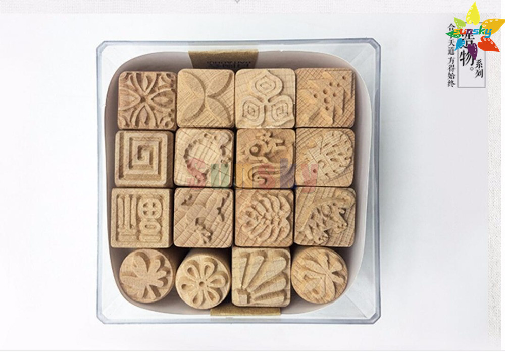 Aardewerk Keramische Tool Hout Textuur Stempel Puur Massief Hout Afdrukken Creatieve Tool Keramische Klei Kneden Afdrukken Chop
