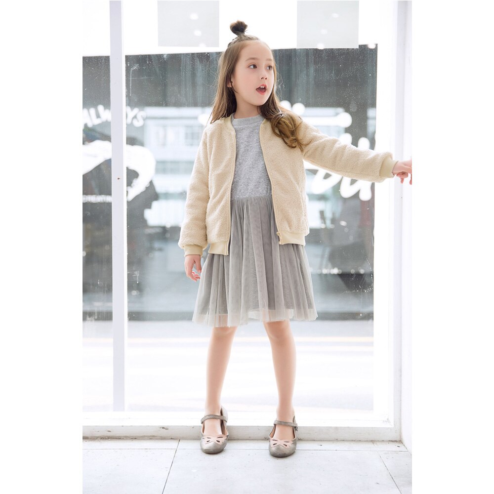Kinderblouse baby peuter meisjeskleding schattige fleece winter warme jas bovenkleding mantel jas kinderen schattige jas rits