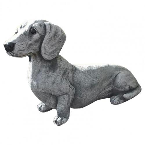 FLYuechun Ranan Creatieve geschilderde eenvoudige graffiti kleur chihuahua hond standbeeld decoraties thuis entree wijnkast kantoor huisdier decor