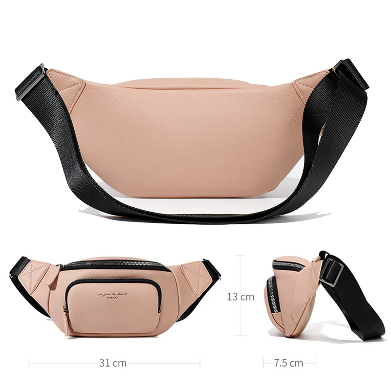 Sac à bandoulière à ceinture pour femme, sacoche de , décontracté, de voyage, de poitrine, à la