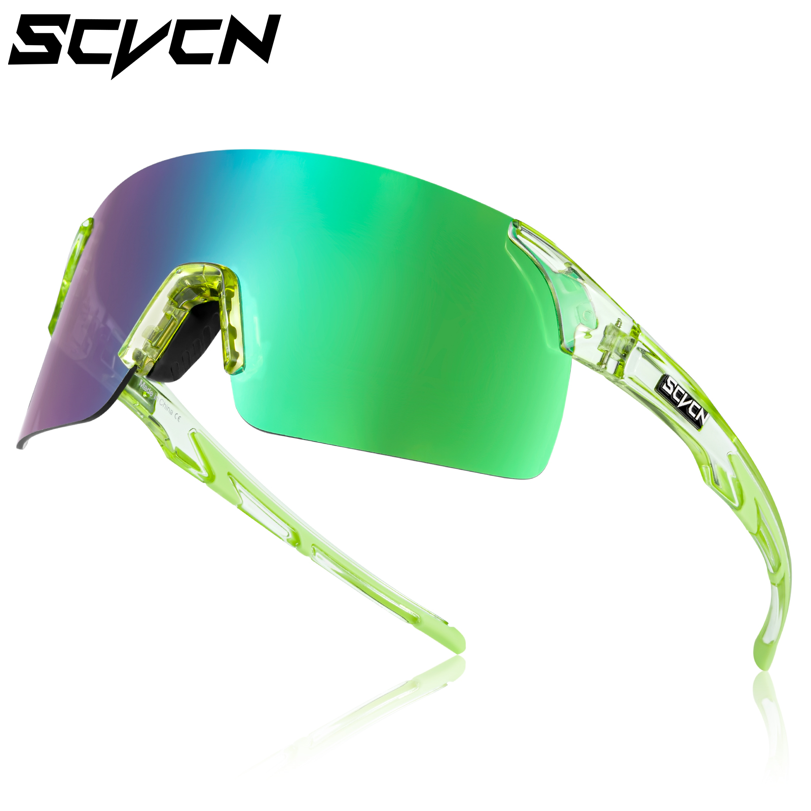 Neue scvcn Herren Fahrrad Sonnenbrille Frauen Fahrrad Brillen uv400 Gold Farbe Sport brille Brille Fahrrad Mountainbike Brille: Freier Raum