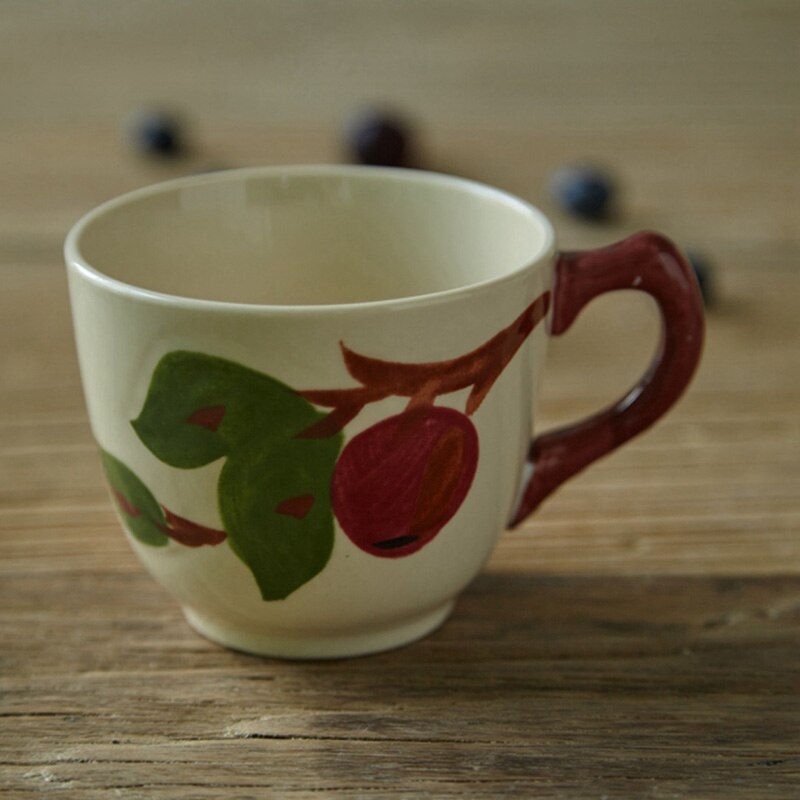 Cute Kawaii Pretty Espresso Ceramic Cups Luxury Kids Afternoon Services Coffee Cup Original Caneca Porcelain Tableware