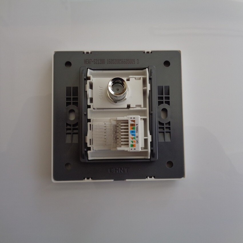 CHINT Socket Switch TV Network 10A 250V