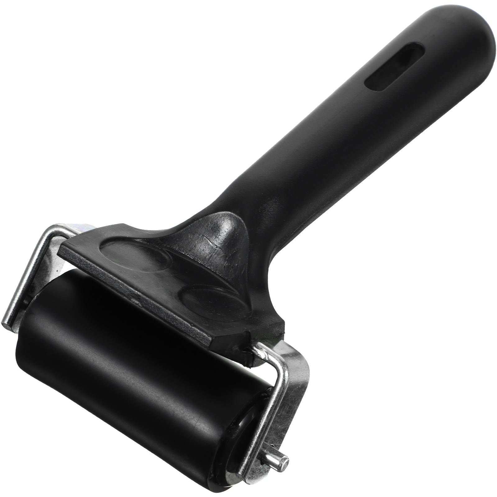 Rolo de borracha com estrutura de metal resistente para ferramentas de construção de fita antiderrapante, ferramentas de tinta e estampagem: Vermelho