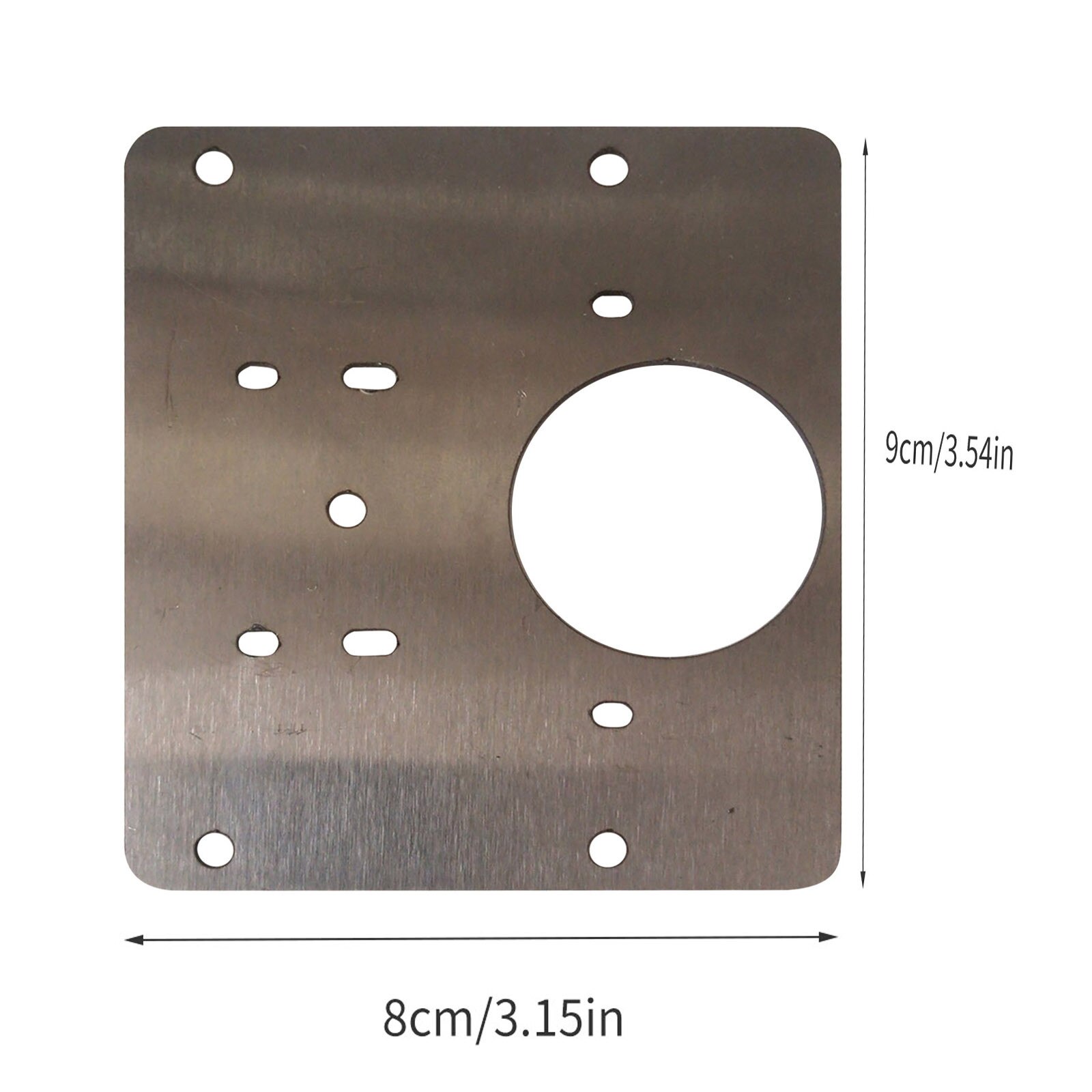Cabinet Hinge Repair Plate Set Practical Rust Resistant Stainless Steel Furniture Cupboard Hinge Repair Mount Door Drawer Window