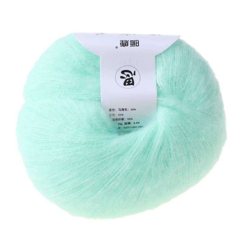 Soft Mohair Cashmere Knitting Wool Yarn DIY Shawl Scarf Crochet Thread Supplies