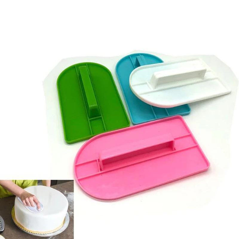1pc drehen Zucker kuchen Werkzeug Backen Kuchen form Rohrleitung Oberfläche Glättung Küche backen Kuchen Gebäck Werkzeuge Kuchen