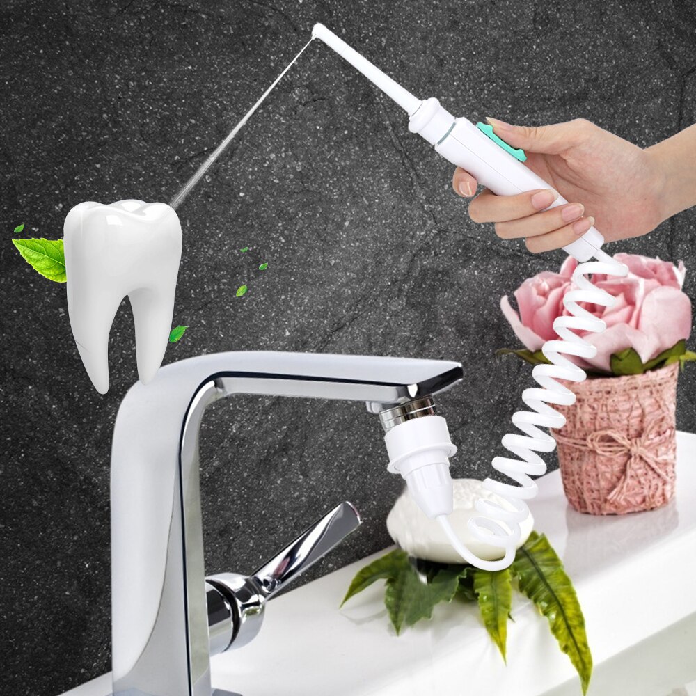 Kraan Monddouche Water Jet Voor Cleaning Tandenstoker Tanden Bleken Tandheelkundige Monddouche Implementeert Tanden Bleken Tooth Cleaner