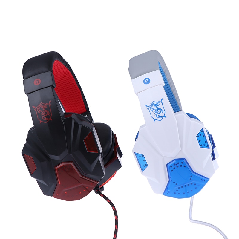 1pcs Gaming Headset Large Headphones Cool Luminous Headphones Game Headset For PC PS4 Headphones Game Headset With Microphone