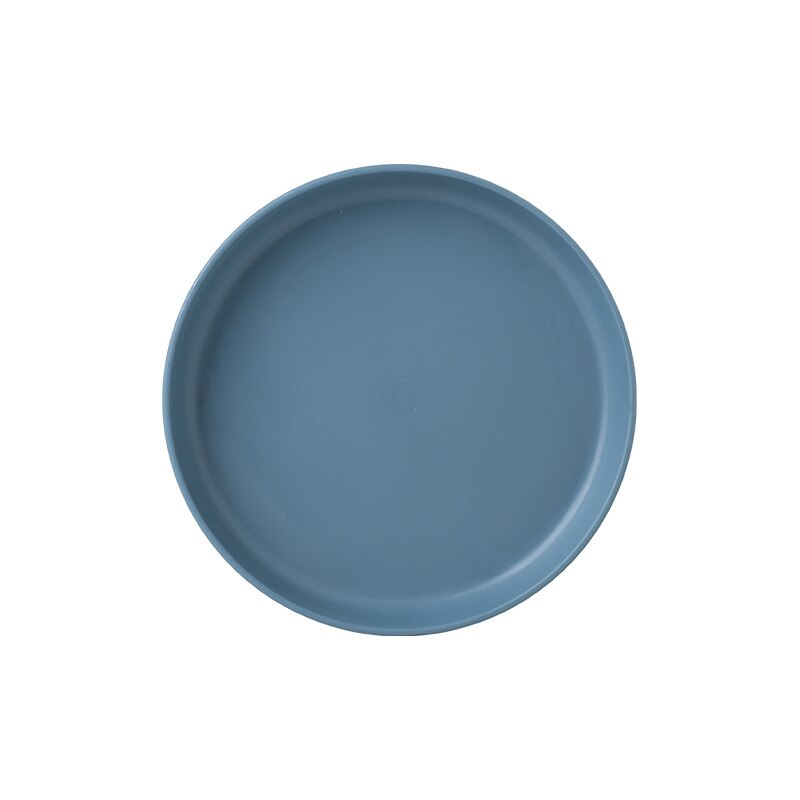 Spit Bot Schotel Huishoudelijke 6 Inch Kleine Schotel Gezouten Groente Plastic Snack Taart Schotel Eettafel Vuilnis Plaat Fruitschaal r-F: Blauw