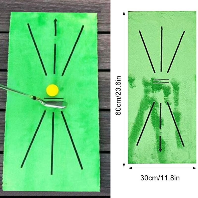 30X60 Cm Impact Golf Training Mat Voor Swing Detectie Batting Achtertuin Praktijk Raken Matten Indoor Apparatuur