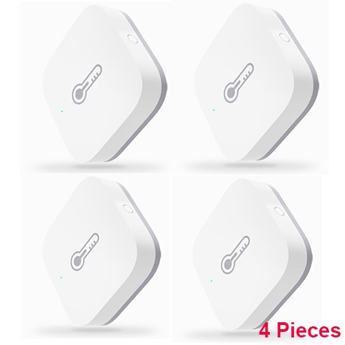 Aqara Temperature Humidity Sensor Air Pressure Detection ZigBee Wireless Connection Smart Home Work Mijia APP Apple HomeKit: 4 Pieces