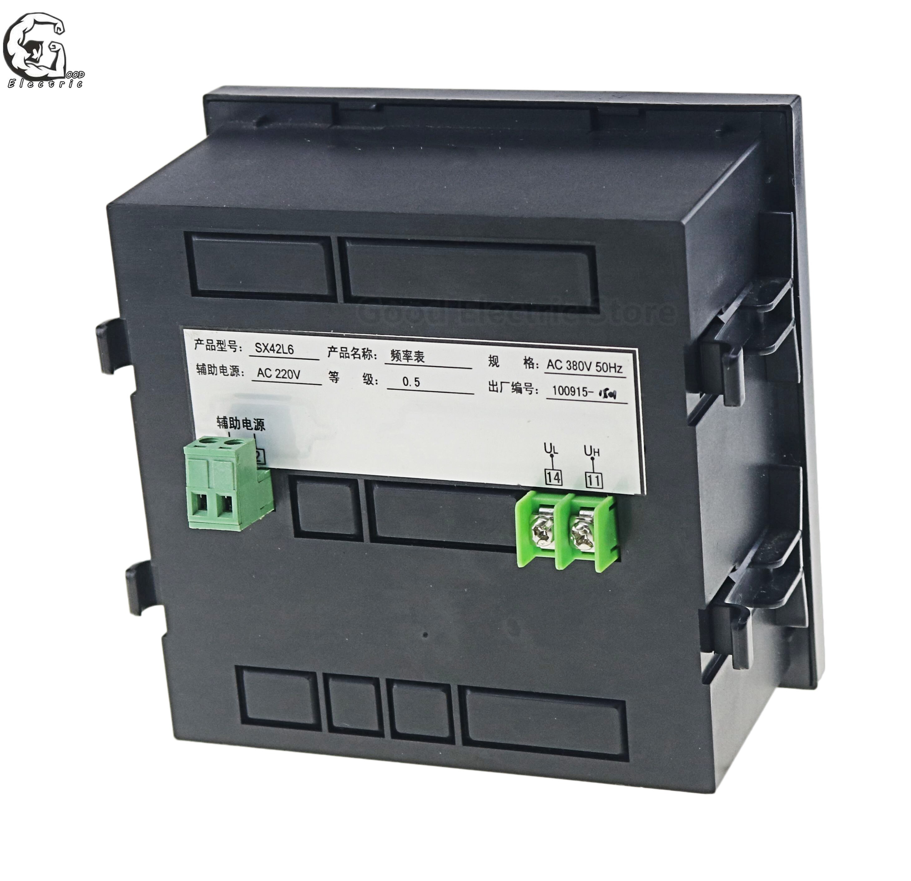 SX42L6 AC 380V 50Hz 0.5pole digatal panel meter frequency meter tachometer