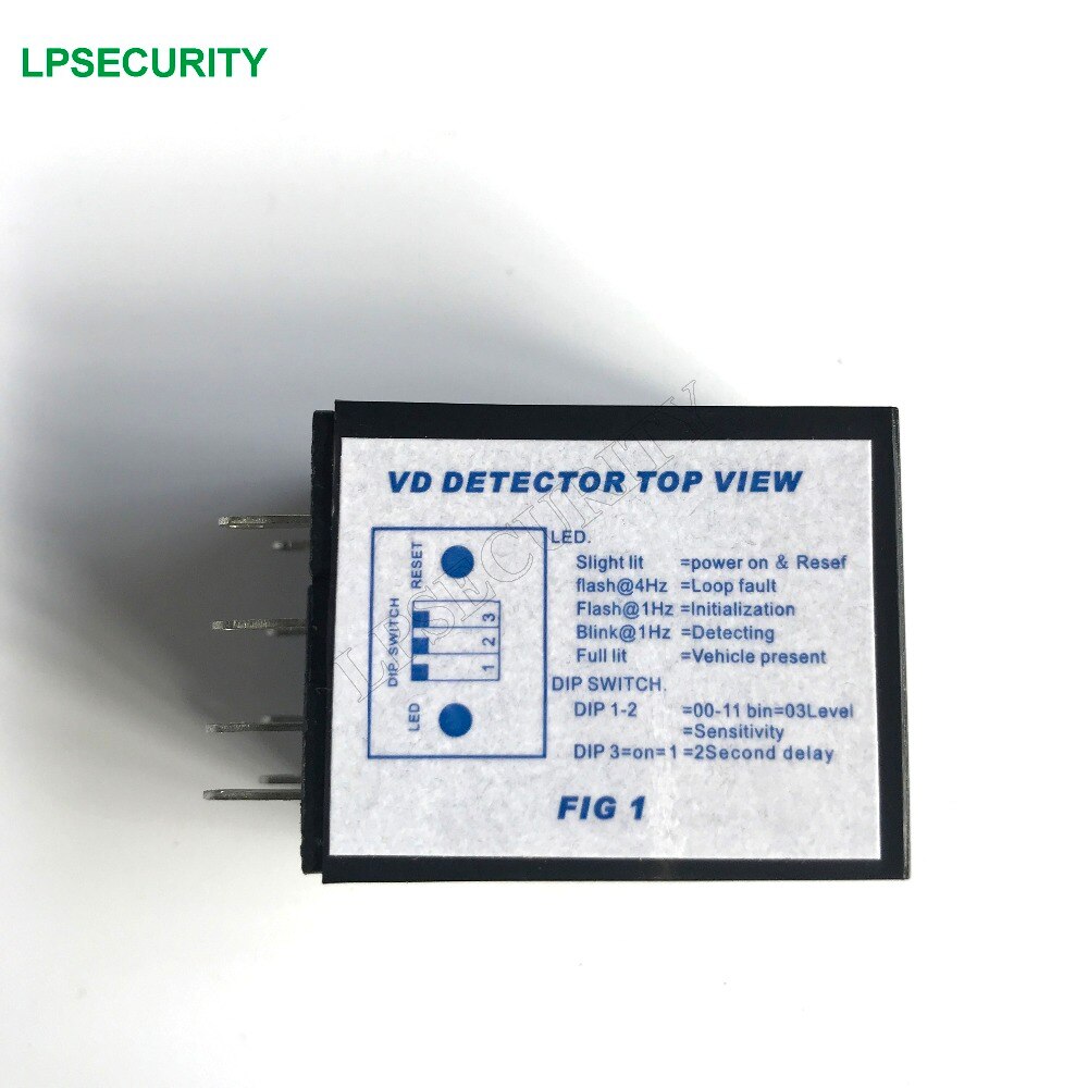 Traffic Inductive Signal 12V Loop detector VD108B for sliding gate/operator traffic signal control 4-level sensitivity
