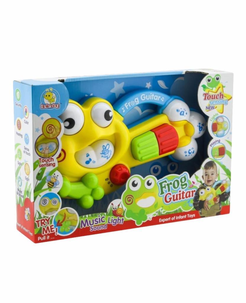 Lustige froschgitarre – froschgitarrenstimme, leuchtende gitarre
