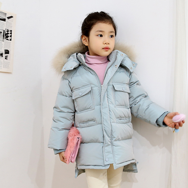 Girl Winter Jacket Thickness Winter Autumn Winter Coat For Kids Winterjassen Kinderen Winter Jacket 8GT029