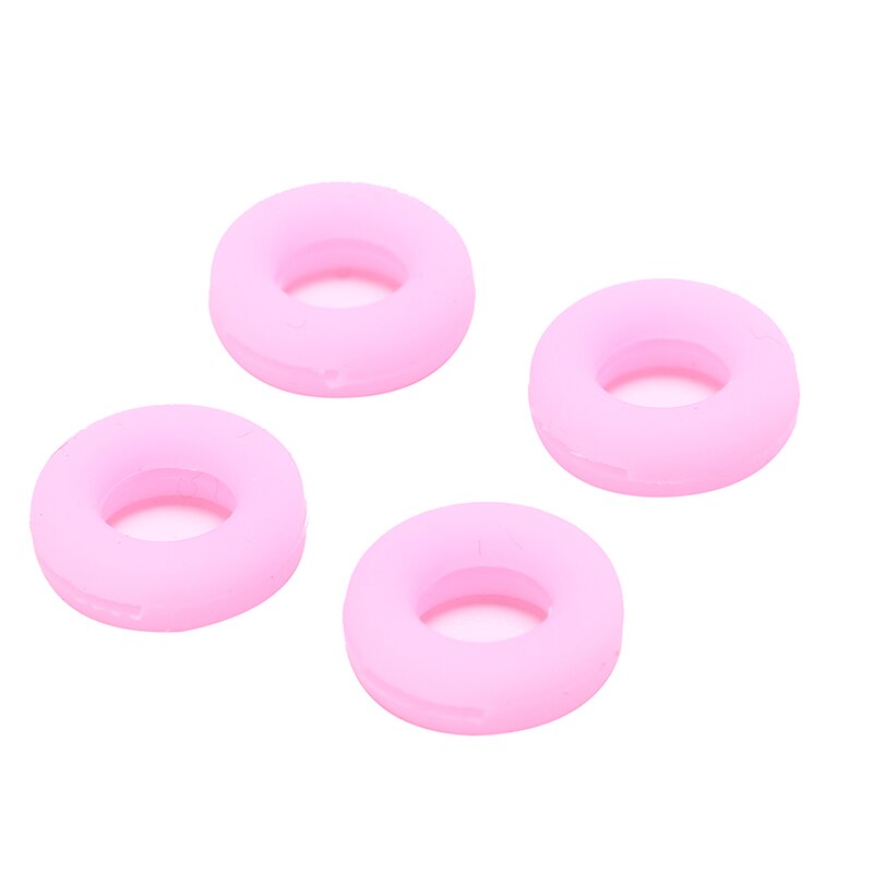 2 Pairs Round Glasses Ear Hooks Eyeglasses Sports Temple Tips Anti Slip Silicone Grips: Pink