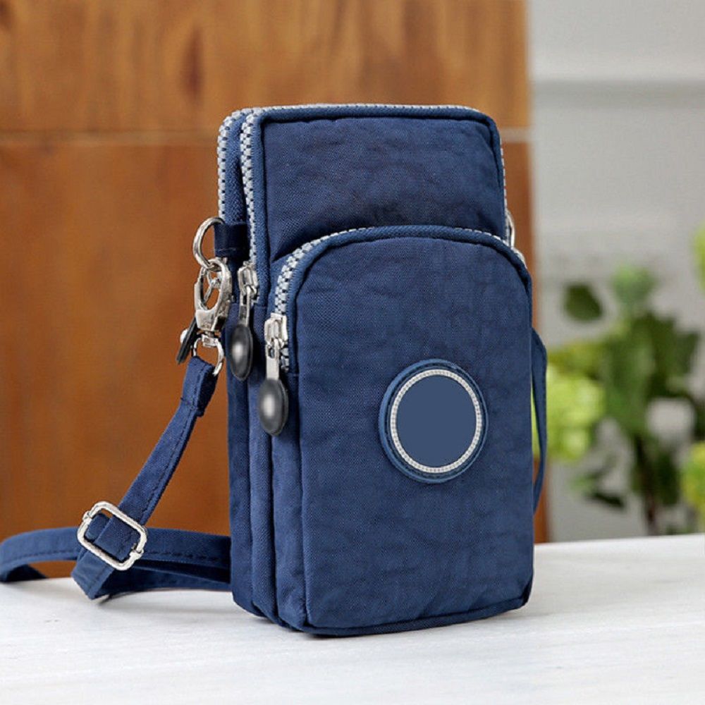 Moderne og klassisk cross-body mobiltelefon skuldertaske taske taske bælte håndtaske pung tegnebog nyeste: 1