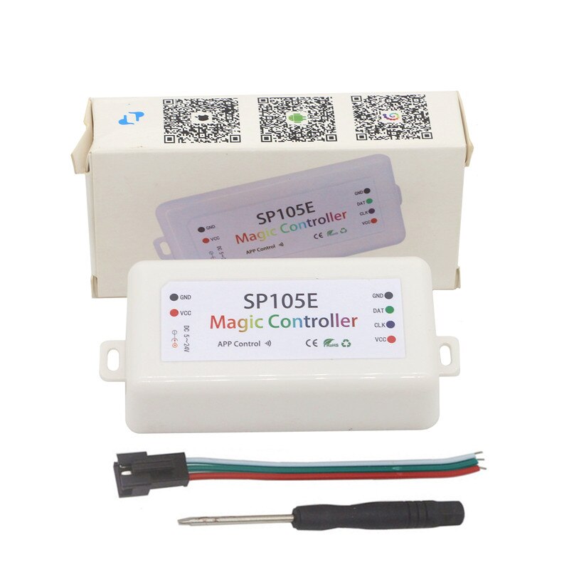LED WiFi Bluetooth Music Controller SP105E SP106E SP107E SP108E SP511E SP110E Addressable Pixel Full Color RGB Controller