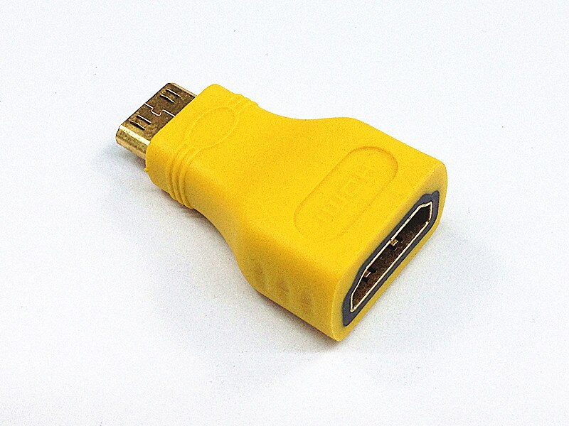 Mini HDMI (Type C) Man HDMI (Type A) Vrouwelijke Adapter Connector 2 1 gratis