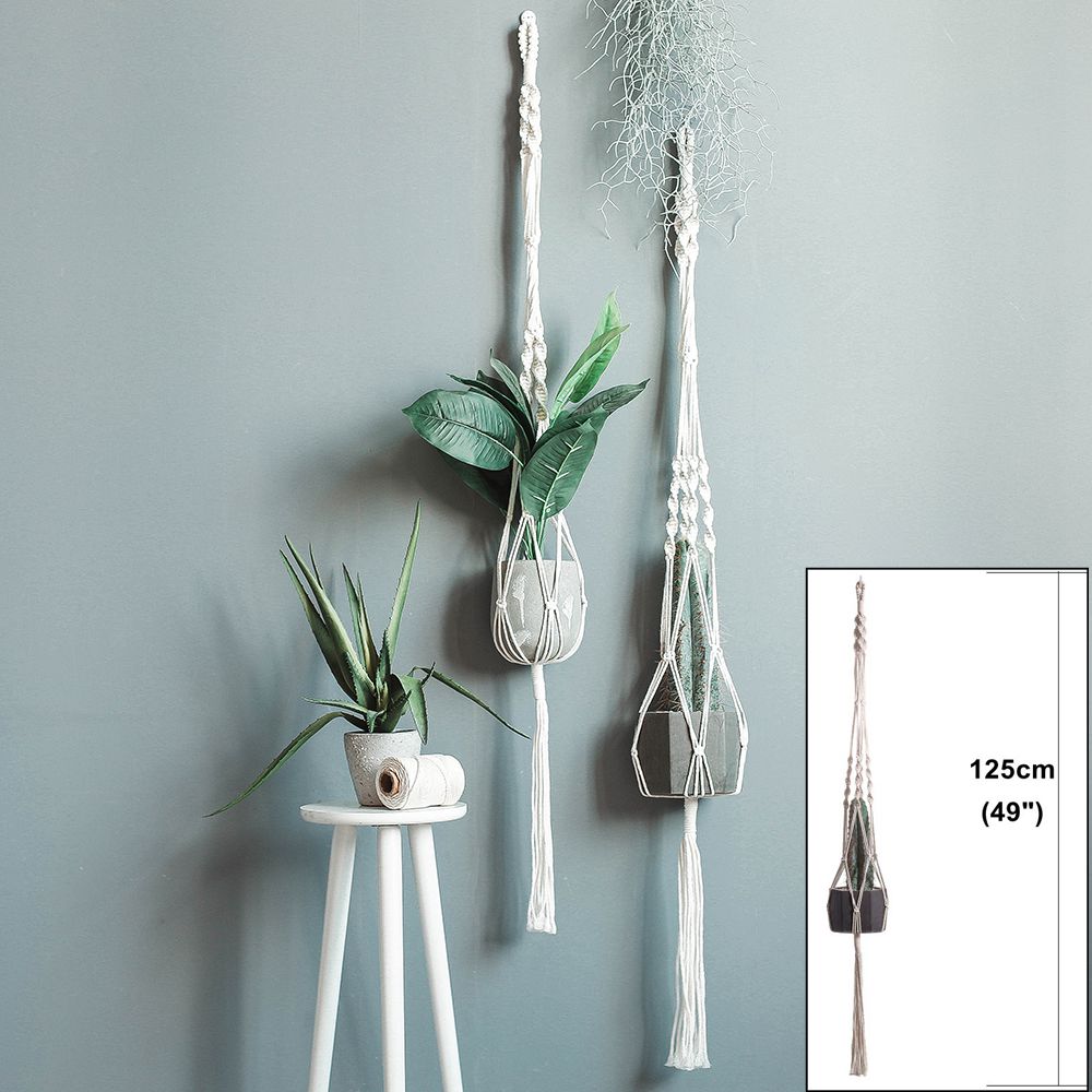 Macrame flower pot makrama macramé macetas colgantes macrame wall hanging planter makramee plant holder hanger