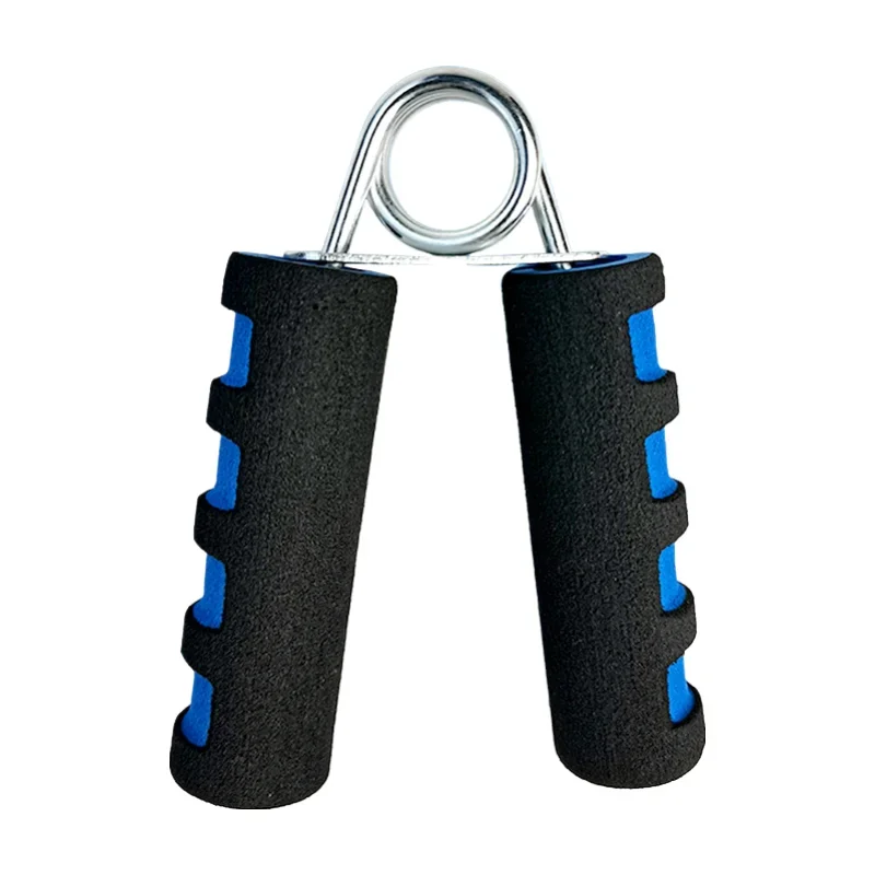 Agarre de mano con resorte, entrenador de fuerza para dedos, ejercitador de potencia, esponja, fortalecedor de antebrazo, expansor carpiano, entrenamiento muscular deportivo: Azul
