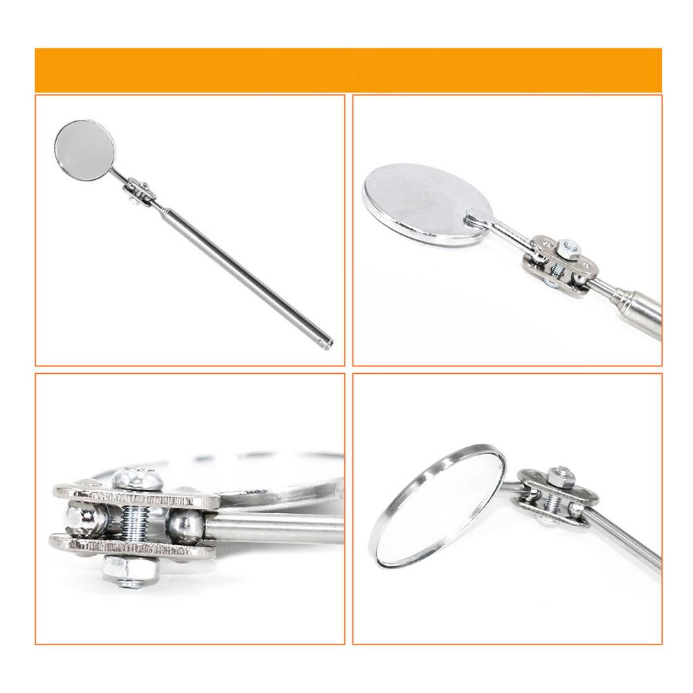 Car Maintenance Inspection Mirror Universal Folding Telescopic Reflector Welding Chassis Inspection Mirror Car Inspection Tool