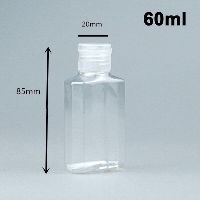 Lege Transparante Plastic Pack Clamshell Water Fles Hervulbare Fles Transparant Lege Flessen Cosmetische Jar