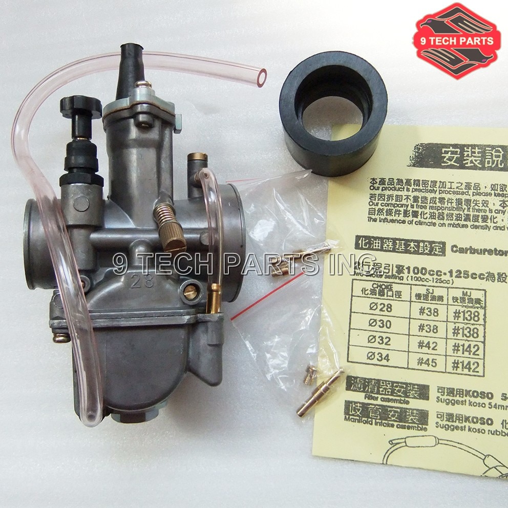 Rendimiento PWK carburador para Scooter para OKO 21mm 24mm 26mm correr DIO KR150 RTL250 CR80 CR85R CR125 NSR50 NSR80 DT100 125, 175