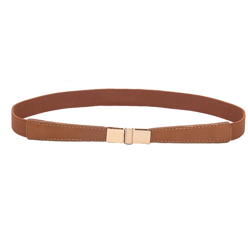 Cinturón fino para elástico Mujer, cinturón negro, rojo y blanco, ceinture