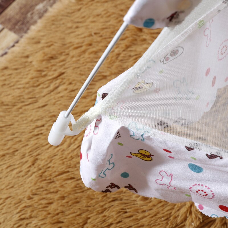 Travel Portable Baby Crib Netting Polyester Mesh Folding Baby Mosquito Nets Summer Bottomless Baby Infant Sleeping Mosquito Net