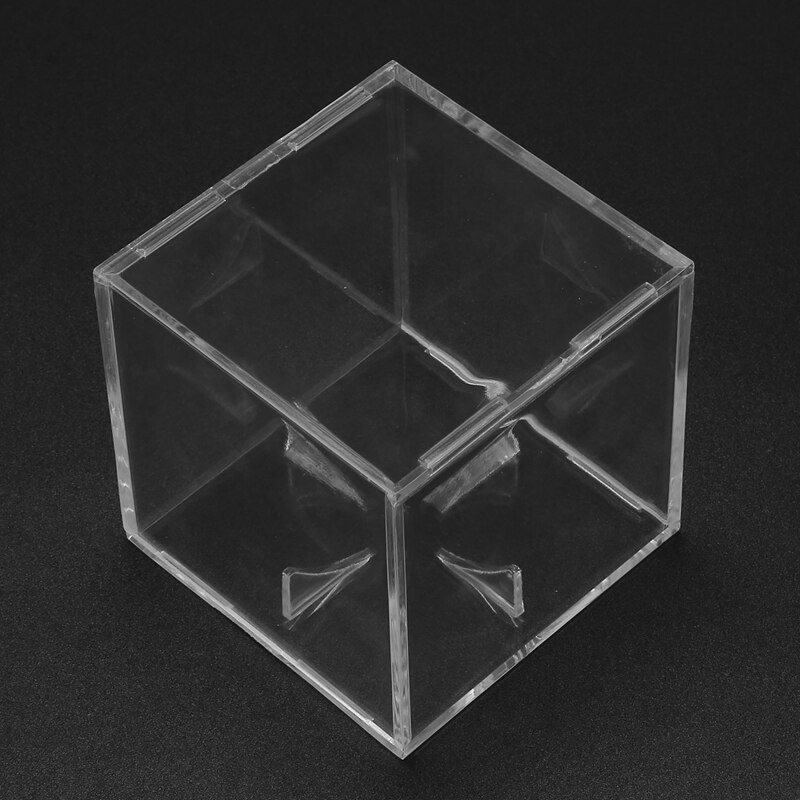 Transparente acrylbox (9 zoll) für baseball-, golf- und tennisbälle, ideal als souvenir-aufbewahrungsbox, uv-schutz und staubdicht.