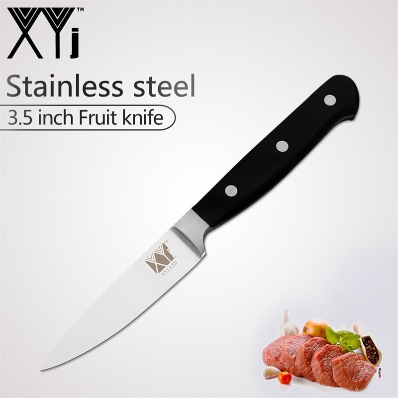 XYj Edelstahl Messer Küche Messer Werkzeuge 8 "5" 7 "3,5" Schäl Dienstprogramm Santoku Koch Schneiden brot Kochen Messer Neue: 3.5 Zoll Frucht Messer