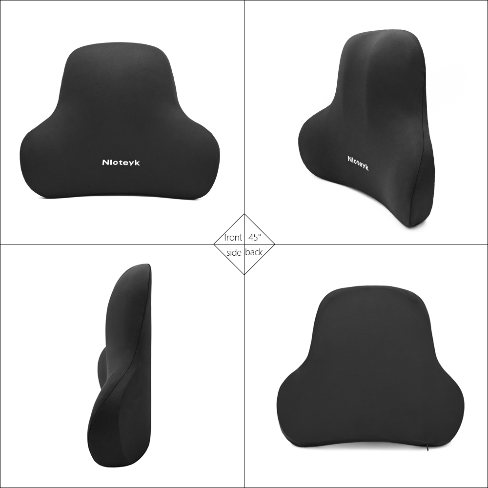 Auto Memory Foam Nekkussen Bescherming Lumbale Rugleuning Kussen Lumbale Kussen Auto Hoofdsteun Kussen