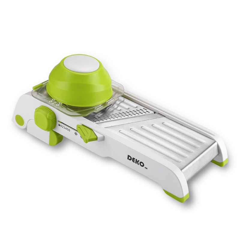 DEKO Manual Mandoline Slicer Kitchen Cutter Multifunctional Stainless Steel Vegetable Shredder Fruits Chopper Grater