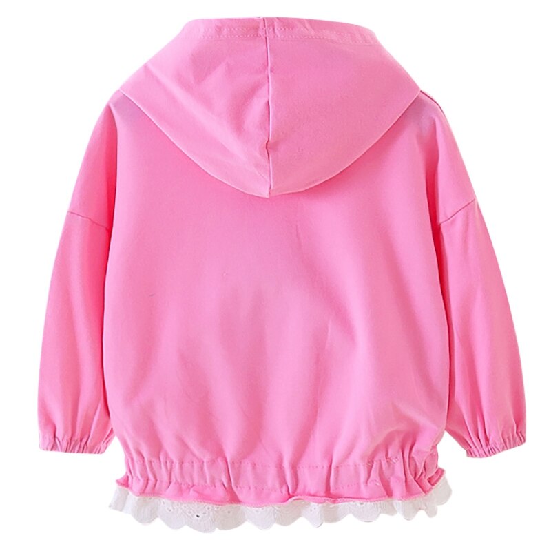 Lentemeisjes mooie print lange mouwen top meisjes patchwork sweatshirt trui gemaakt van zacht katoen