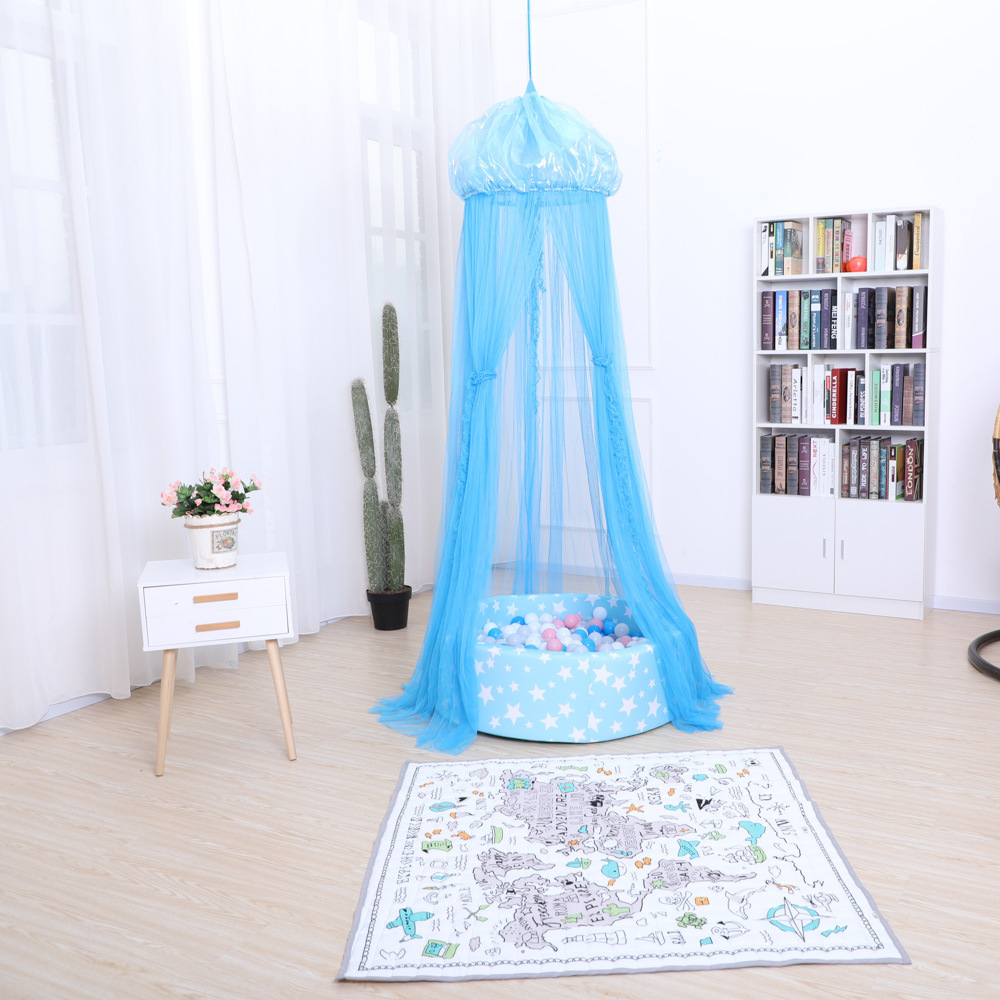 Camera dei bambini zanzariera tenda meduse cupola addensata ad alta densità tenda da letto sospesa biancheria da letto per bambini culla rete Decor