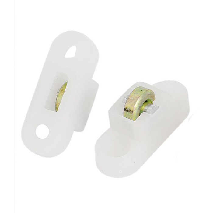 4 pcs door window cabinet single sliding metal roller wheel 8mm Dmr. CNIM