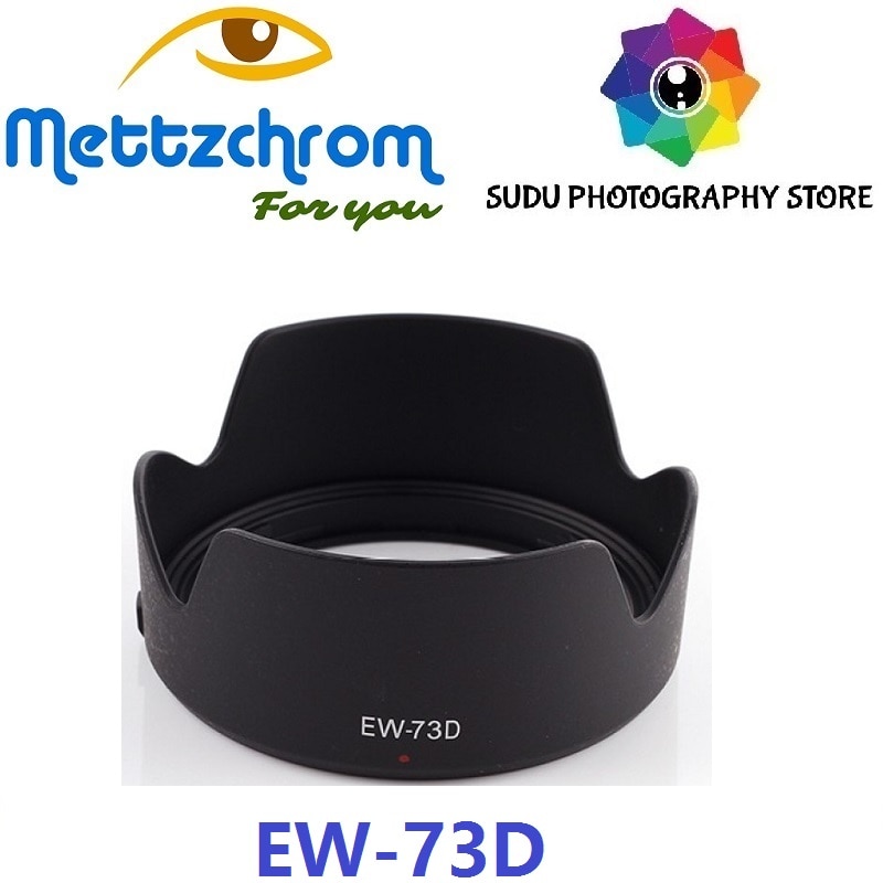 Zonnekap Zonnescherm voor EW-73D Canon 80D DSLR EF-S 18-135mm f-3-5-5-6 IS USM EW73D