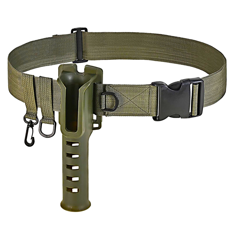 Vissen Waden Riem Hengel Houder Verstelbare Waadvogel Vissen Taille Riem Voor Spinning Casting Vliegvissen Vistuig Accessoires: WIT