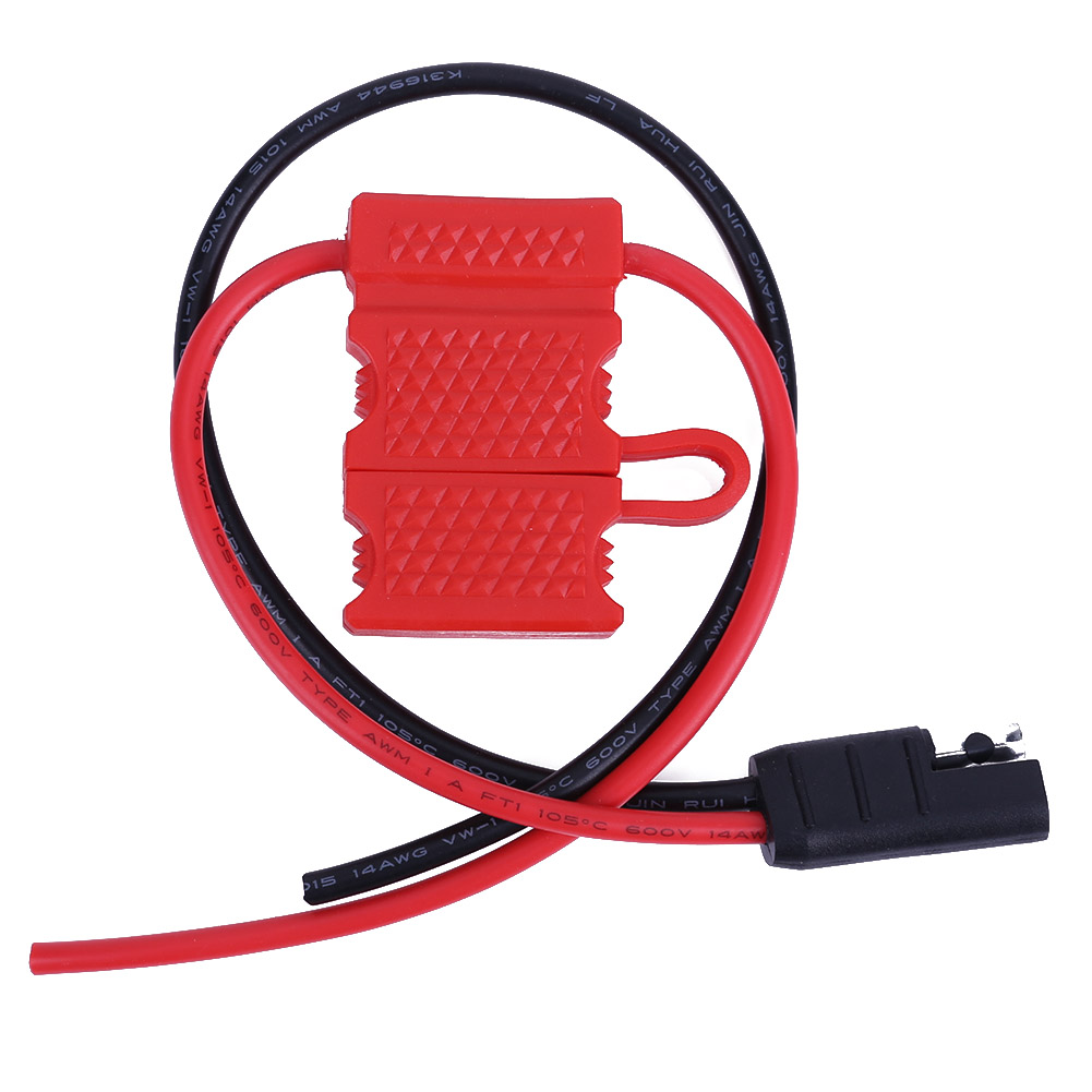 30cm strømkabler med sikring til motorola mobilradio cdm 1250 gm360 cm140 til  gm3188 gm3688 gm1280 gm140 pro 3100 cdm 750 gr400