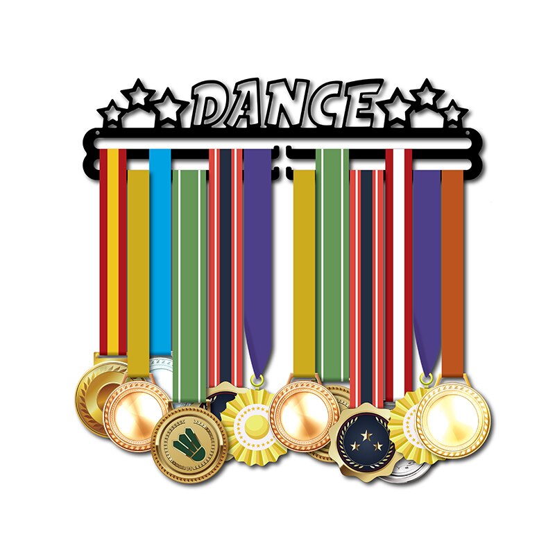 Medaille hanger voor danser Metalen dansen medaille hanger Sport medaille holder hold 28 + medailles