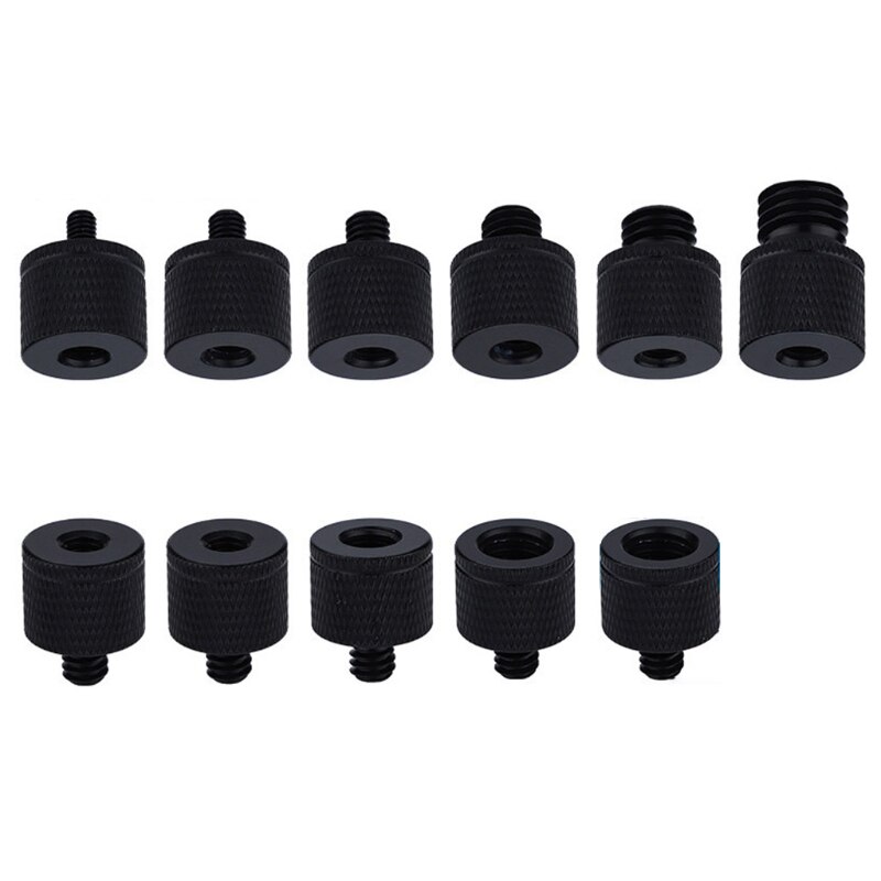 2Pcs DSLR Camera Screws 1/4 to M4 M5 M6 M8 M10 M12 Conversion Screw Standard 1/4 Mount Adapter Screw for Projector Tripod