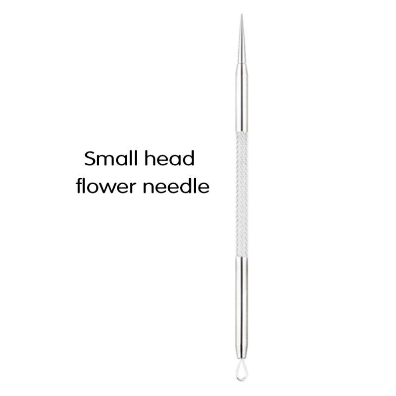 Roestvrijstalen mee-eter verwijderaar acne clip poriënreiniger gezichtsreinigingstool mee-eter en puistjes verwijderaar huidverzorgingstool: 04