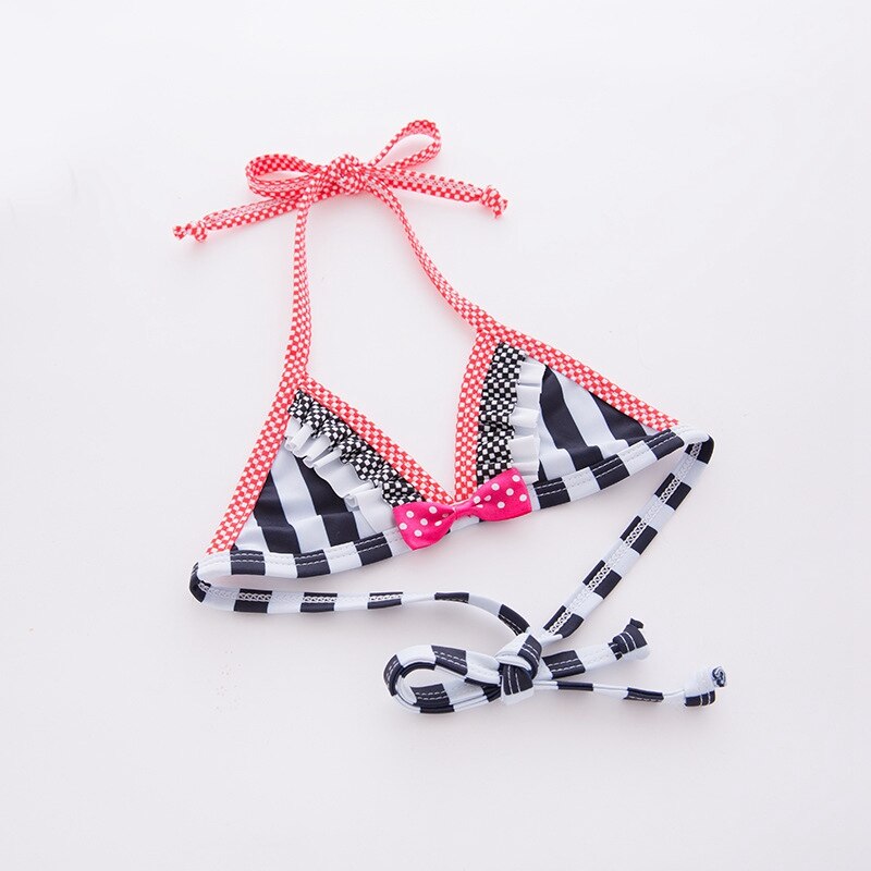 Girls Swimweare Girls Bathing Suit Swimming Bathing Bikini Set Cap+Top+Pants 3Pcs Kids Girl Swimwear Suit 2-7Year Swimwear gIrl