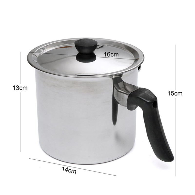 Olla de fundición de cera de abejas de acero inoxidable, herramienta de apicultura con agujero, Caldera de plata, miel de apicultura, equipo de cocina de leche Boili