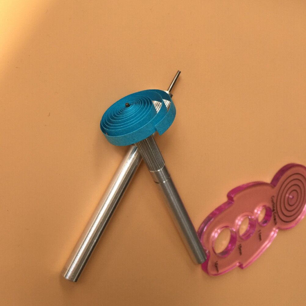 Käsintehty paperi askartelu urapaperi quilling rullakynä tee itse quilling paperi metalli työkalu päällä