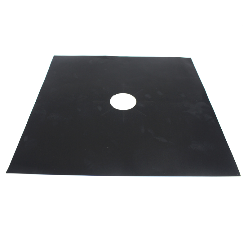 4 Pcs Reusable Sheet Gas Cooker Liner Protector Cover Gas Stove Furnace Protection Pad (27x27CM) 669
