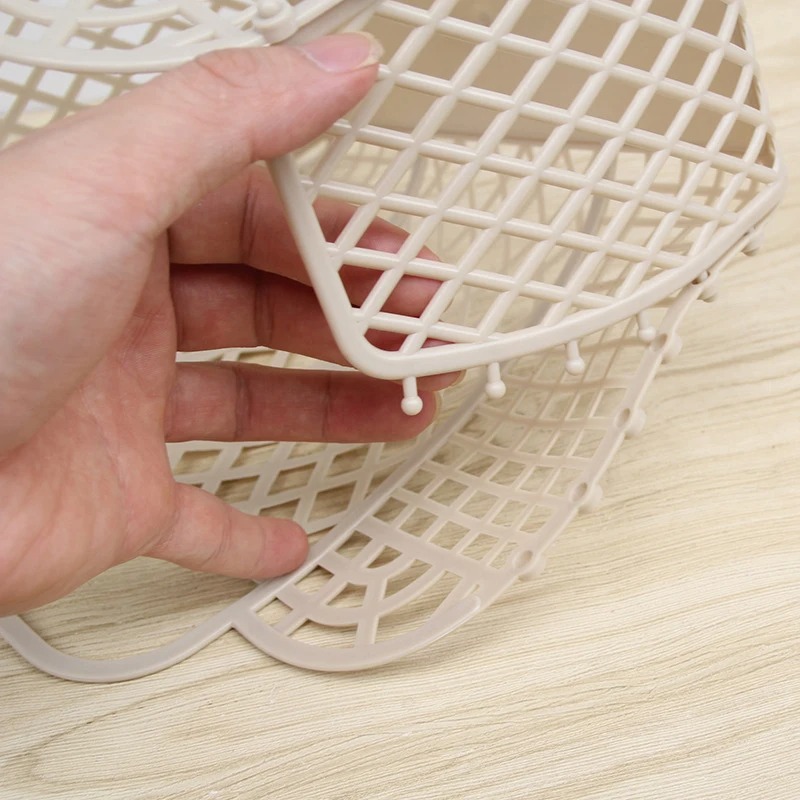 Afneembare douchemand Plastic badmand Badkamer Holle wasopbergmand Winkelmandje Organisatie voor thuisopslag