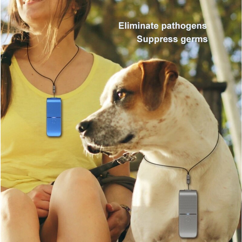 Personal Wearable Air Purifier Necklace Mini Portable Air Freshener Ionizer Negative Ion Generator